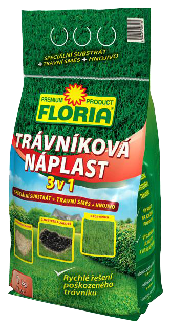 Floria trávniková náplasť 3 v 1